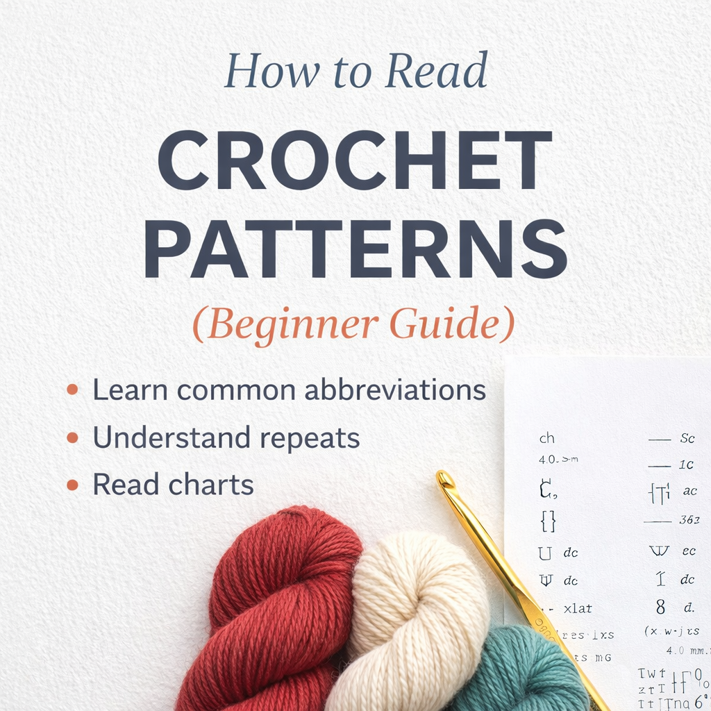 How to Read Crochet Patterns (Beginner Guide)