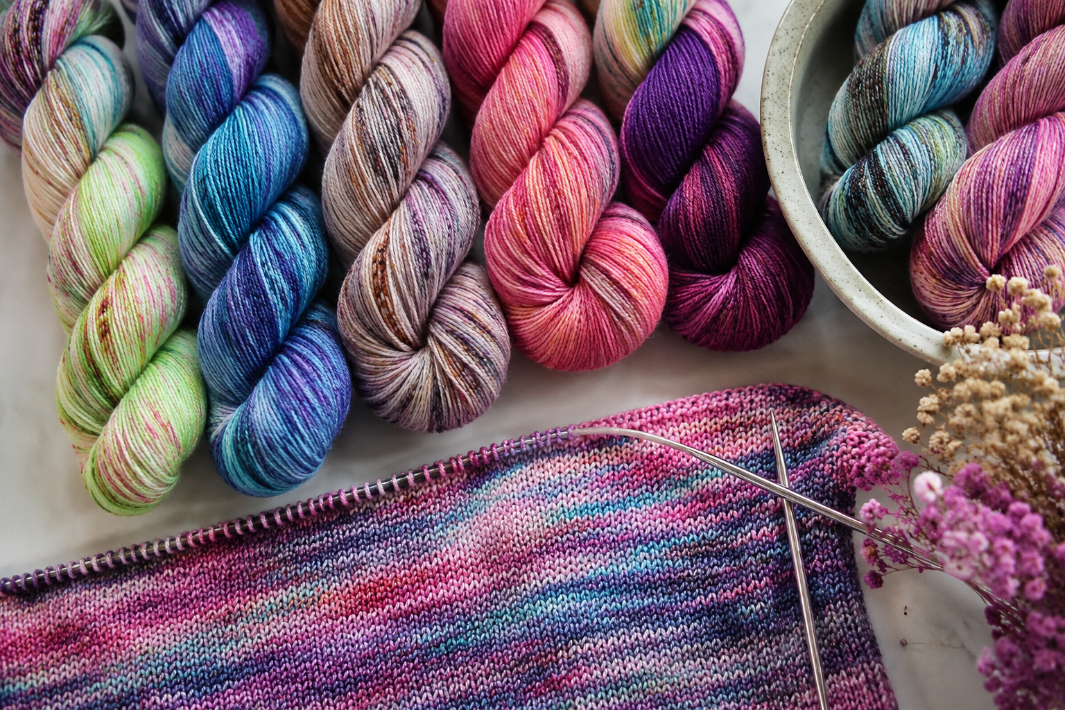 New Hand Dyed Sock Yarn Colors Are Coming Soon ✨
