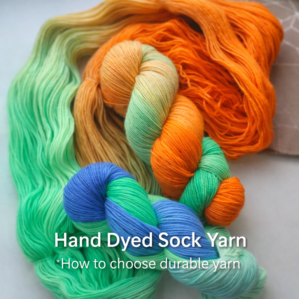 Hand Dyed Sock Yarn: How to Choose Durable Yarn for Long-Lasting Soc