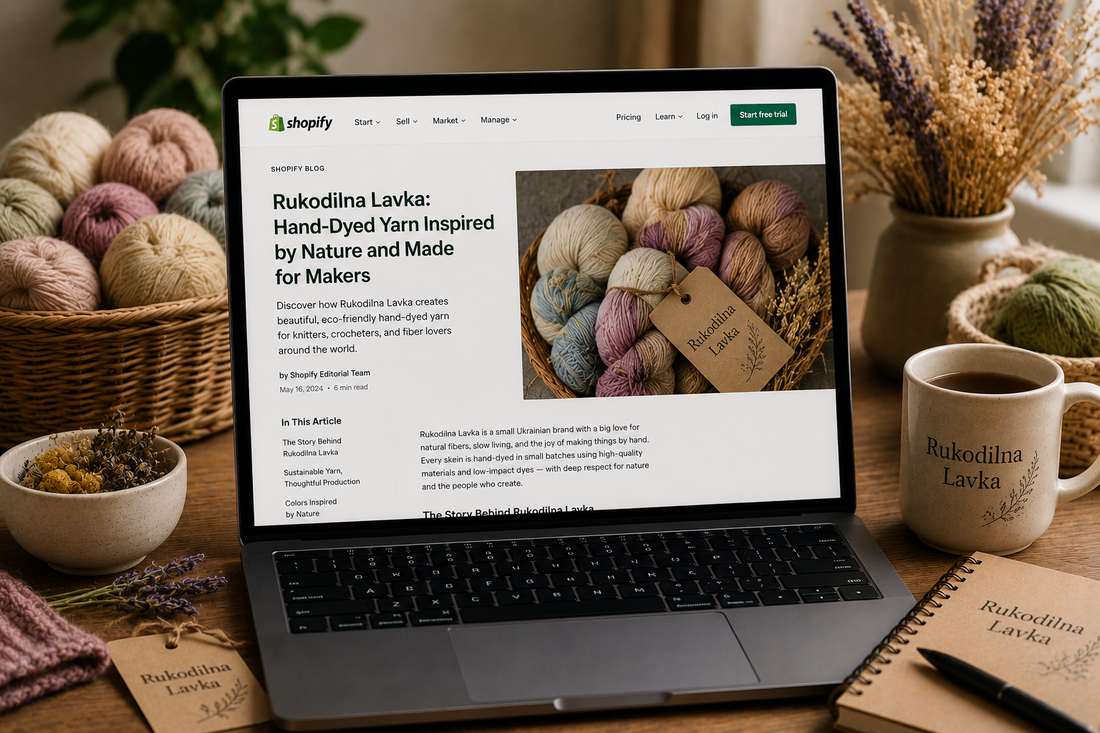 Rukodilna Lavka — Hand Dyed Yarn from Ukraine
