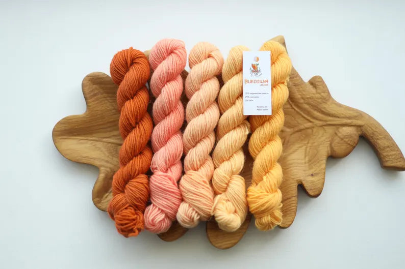 Hand Dyed Mini Skeins for Colorwork, Socks & Creative Knitting