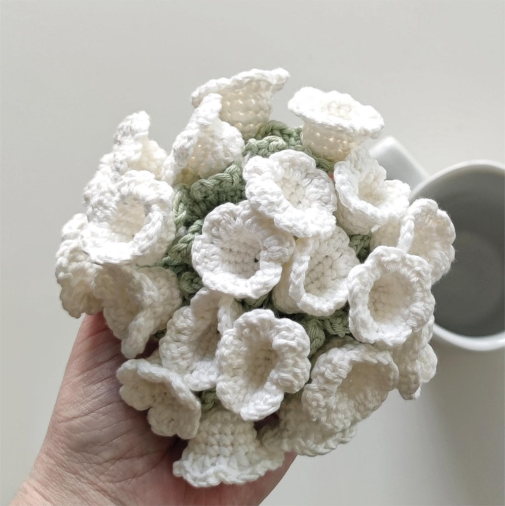 Crochet Lily of the Valley Coaster Pattern – Floral Home Decor PDF