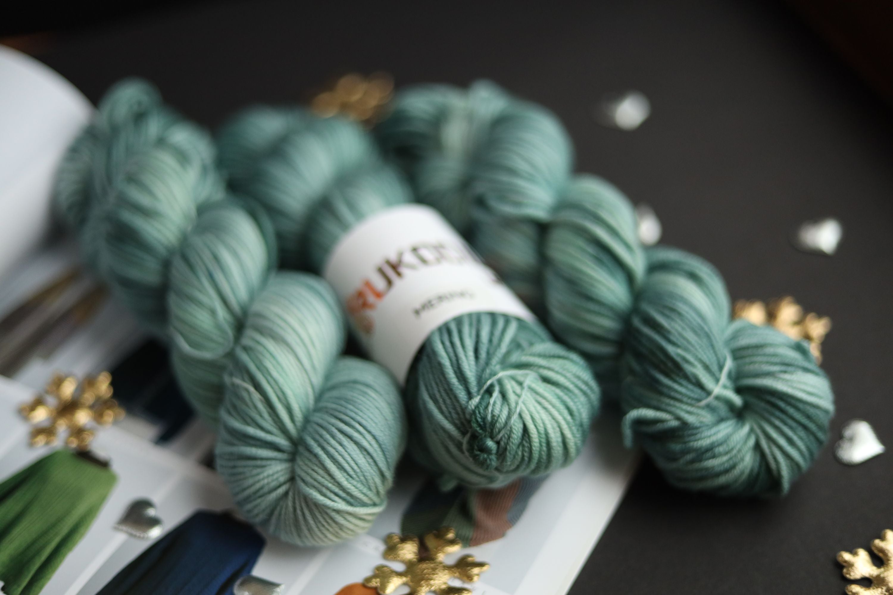 Hand Dyed Merino Yarn 100g 180m – Superfine Soft Wool