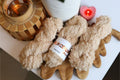 soft faux fur yarn teddy texture fluffy yarn skeins cozy neutral tone knitting yarn
