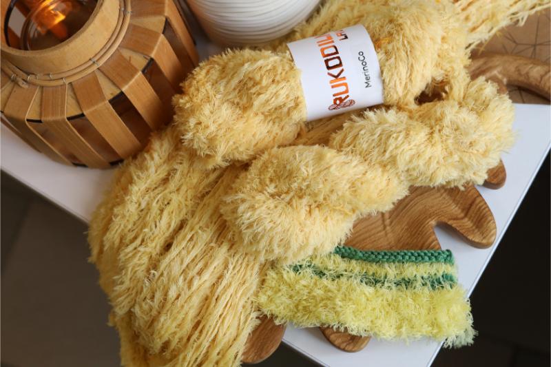 Eyelash Yarn – Soft Furry Yarn for Knitting & Crochet Projects